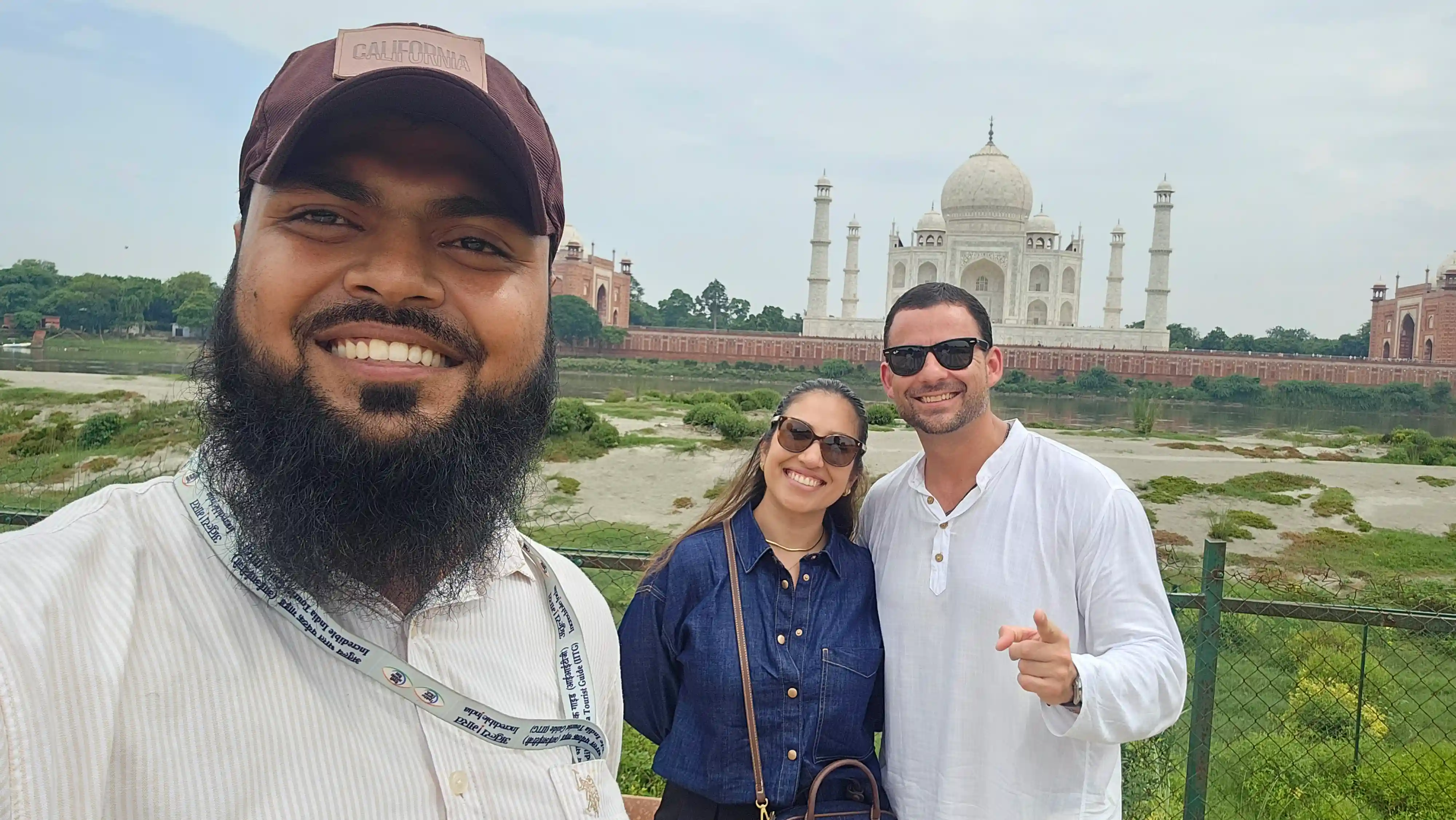 Private tour guide leading a personalized India trip for a small travel group