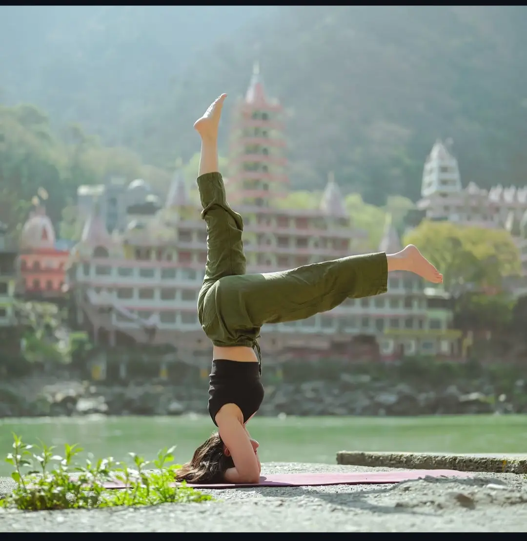 Lakshman Jhula Suspension Bridge — Sacred Ganges Rishikesh Himalayan Foothills