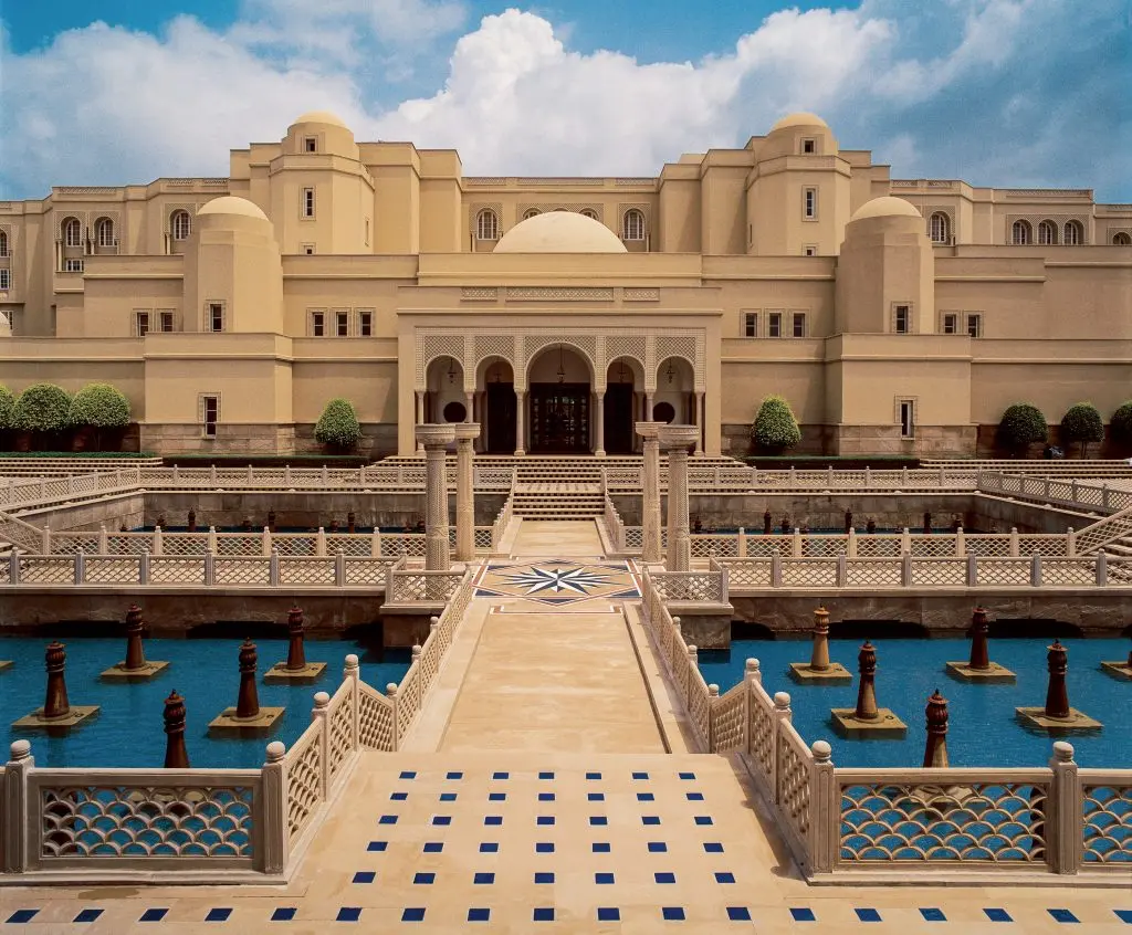 Luxury heritage hotel suite on a premium Golden Triangle India tour