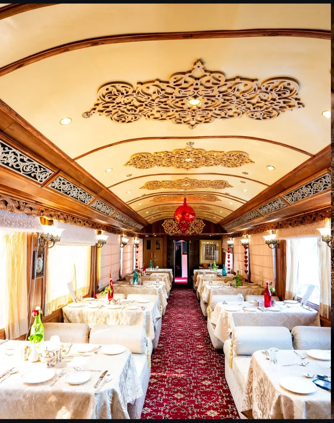 Art of Indian Rail &mdash; Maharajas Express Presidential Suite Interior Luxury